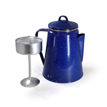 Emaille Kaffeekanne